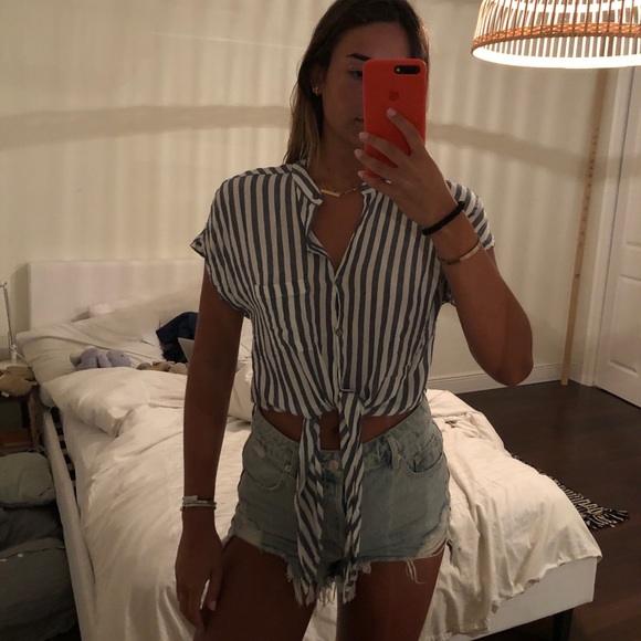 Urban Outfitters Tops - Striped button up blouse Urban Outfitters Tops - Striped button up blouse